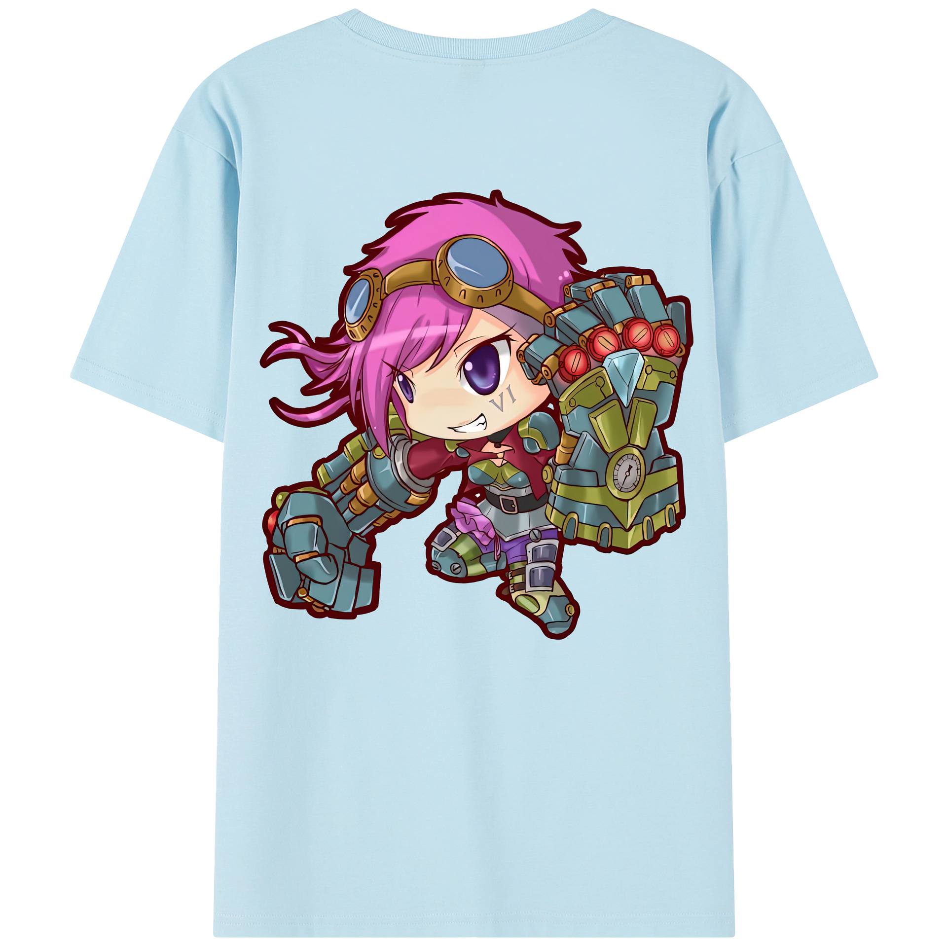 リーグ・オブ・レジェンド League of Legends LOL 綿100％半袖Tシャツ（背面プリント）